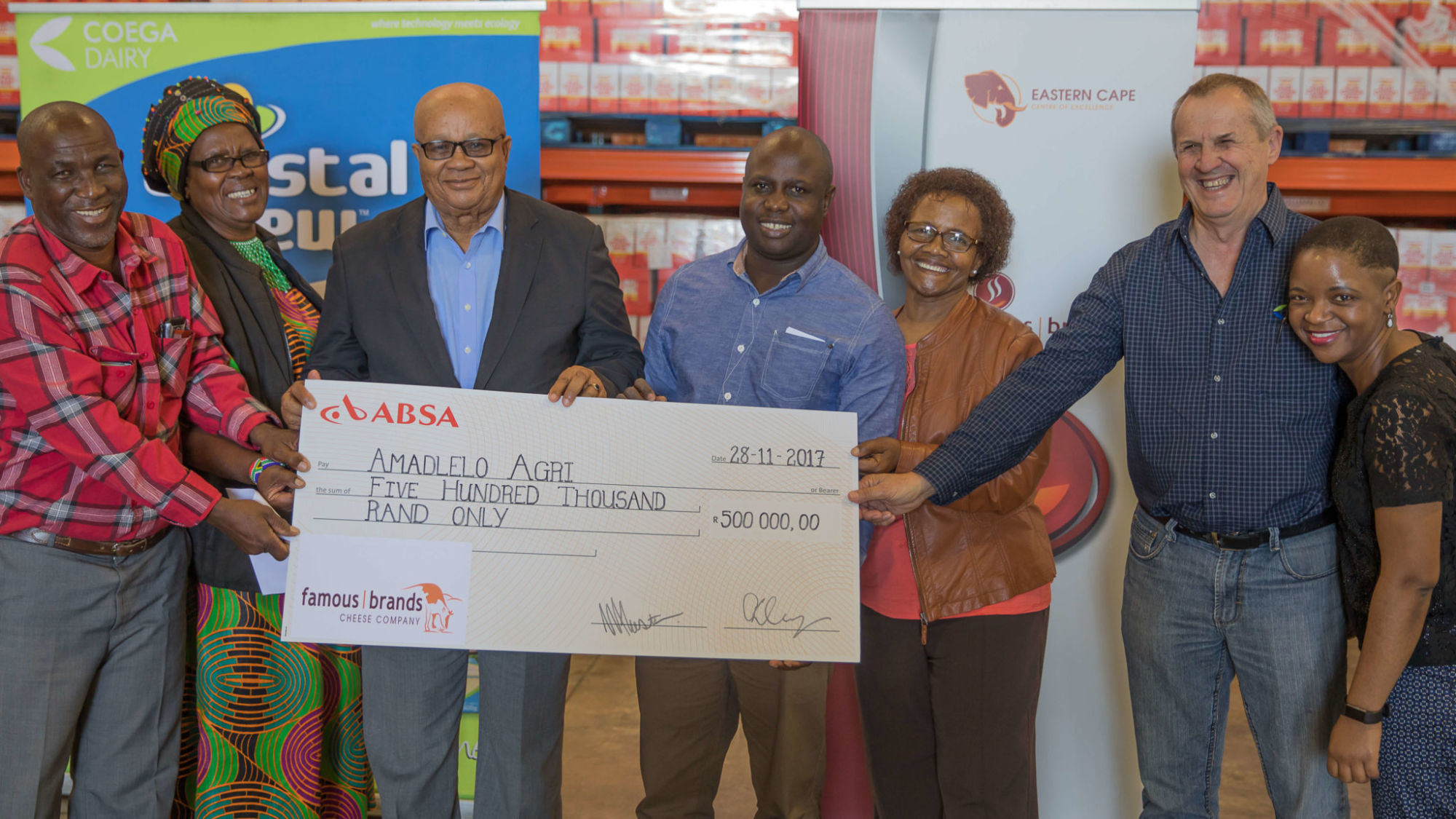 Famous Brands & Coega Dairy Empower Communities